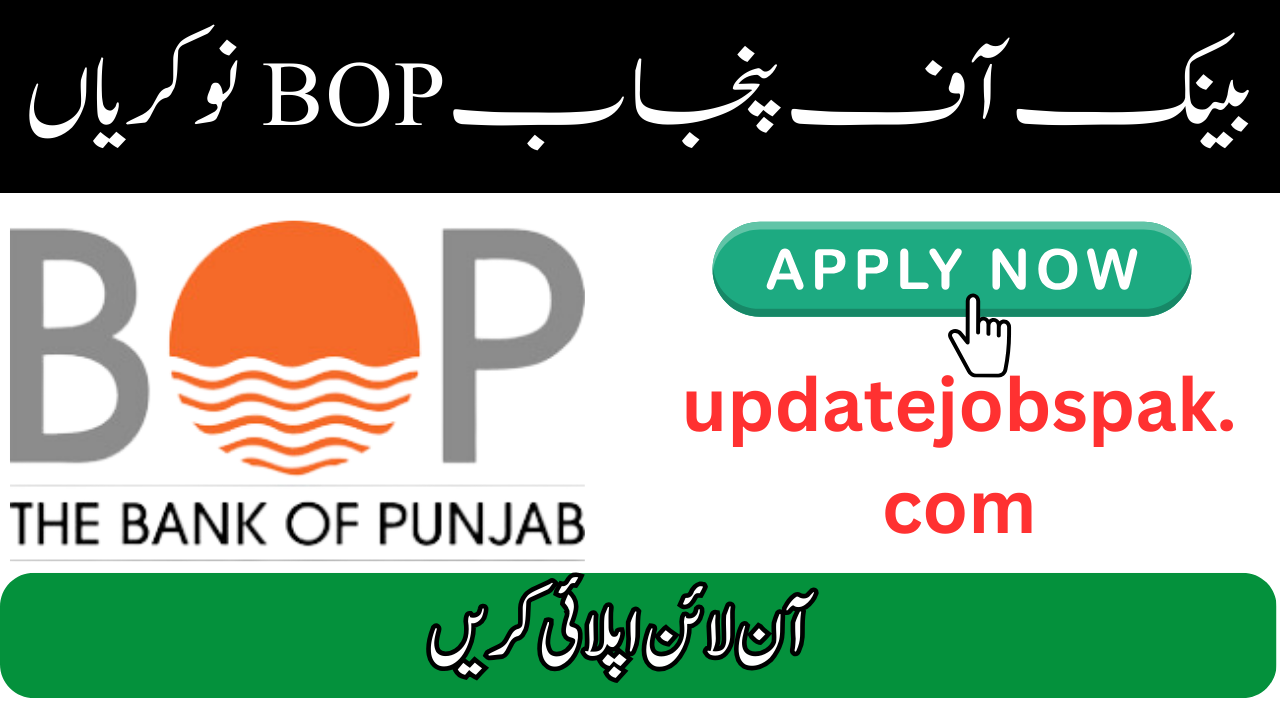 Bank of Punjab BOP Jobs 2024