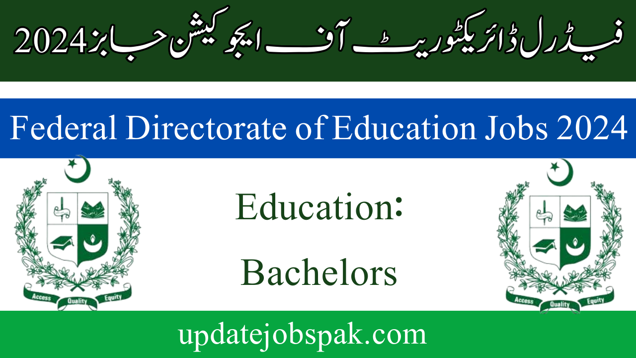 Federal Directorate of Education Jobs 2024