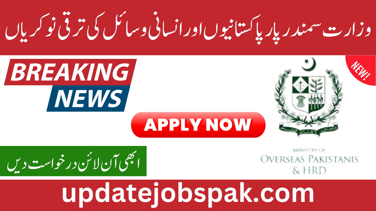 Ministry Of Overseas Pakistanis Jobs 2024