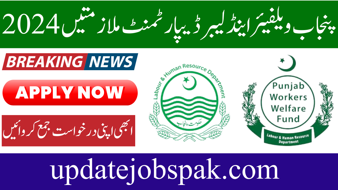 Punjab Welfare and Labor Department Jobs 2024