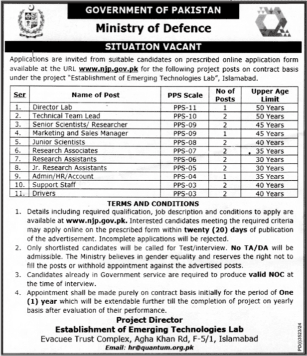 Ministry Of Defence Jobs 