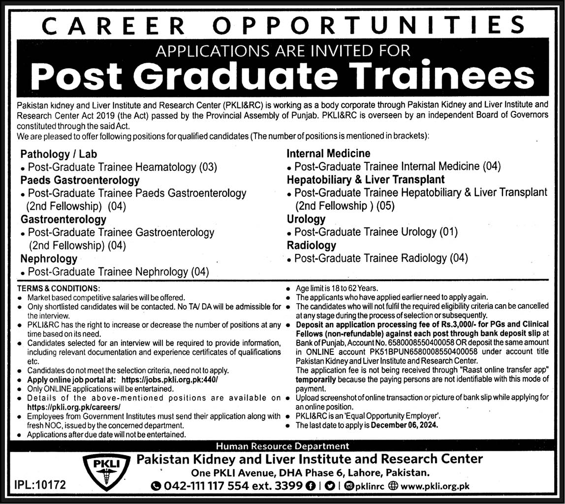 PKLI Jobs